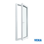 Пластиковое окно ПВХ VEKA одностворчатое 1000x600мм (ВхШ) Двухкамерное
